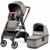 Agio By Peg Perego Z4 Stroller + Bassinet Bundle - Grey -Babyzen || Baby Jogger Shop agio by peg perego z4 stroller bassinet bundle grey 236
