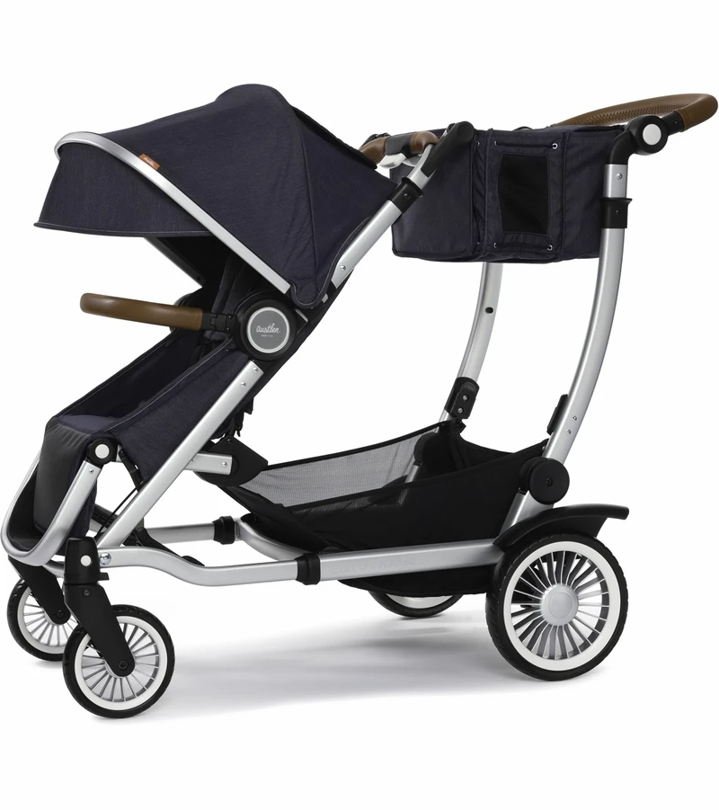Austlen Entourage Stroller - Silver / Navy 4 Austlen Entourage Stroller - Silver / Navy - Image 2