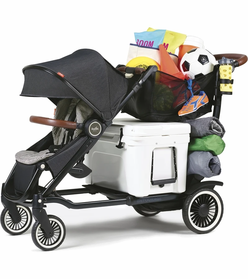 Austlen Entourage Stroller - Silver / Navy 6 Austlen Entourage Stroller - Silver / Navy - Image 4