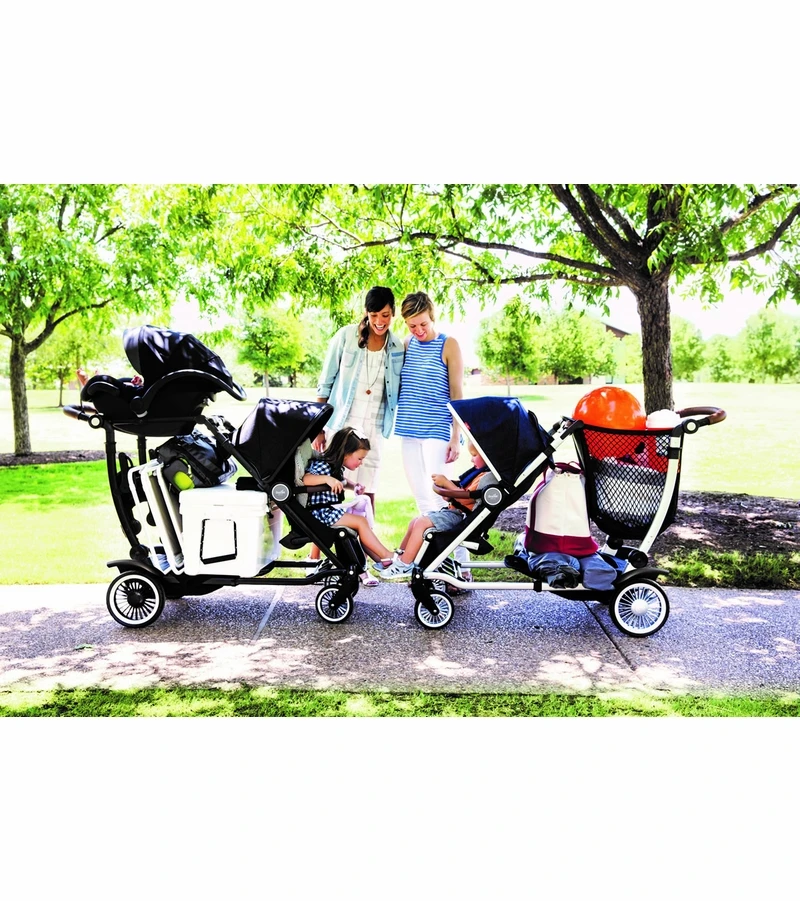 Austlen Entourage Stroller - Silver / Navy 8 Austlen Entourage Stroller - Silver / Navy - Image 6