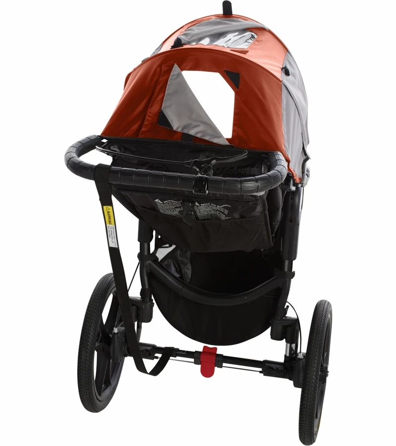 Baby Jogger 2016 Summit X3 Single Jogging Stroller - Orange / Gray 4 Baby Jogger 2016 Summit X3 Single Jogging Stroller - Orange / Gray - Image 2