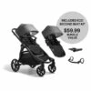 Baby Jogger City Select 2 Double Stroller Bundle - Eco Collection - Harbor Grey -Babyzen || Baby Jogger Shop baby jogger city select 2 double stroller bundle eco collection harbor grey 148