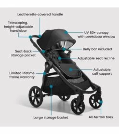 Baby Jogger City Select 2 Double Stroller Bundle - Eco Collection - Harbor Grey 9 Baby Jogger City Select 2 Double Stroller Bundle - Eco Collection - Harbor Grey -Babyzen || Baby Jogger Shop baby jogger city select 2 double stroller bundle eco collection harbor grey 149
