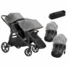 Baby Jogger City Select 2 Double Stroller, Sibling Essentials Package - Harbor Grey 1 Baby Jogger City Select 2 Double Stroller, Sibling Essentials Package - Harbor Grey -Babyzen || Baby Jogger Shop baby jogger city select 2 double stroller sibling essentials package harbor grey 122