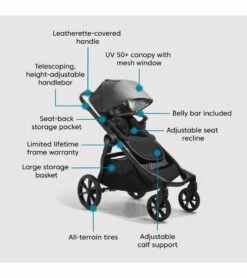 Baby Jogger City Select 2 Double Stroller, Sibling Essentials Package - Harbor Grey -Babyzen || Baby Jogger Shop baby jogger city select 2 double stroller sibling essentials package harbor grey 127