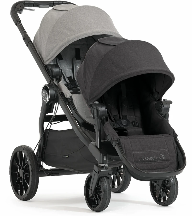 Baby Jogger City Select Lux Double Stroller - Slate / Granite 3 Baby Jogger City Select Lux Double Stroller - Slate / Granite