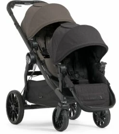 Baby Jogger City Select Lux Double Stroller - Taupe / Granite