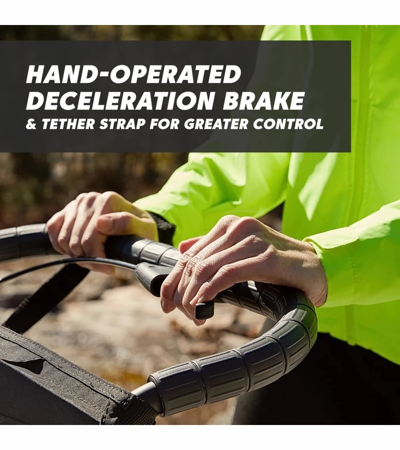 Baby Jogger Summit X3 Single Jogging Stroller - Black / Gray 8 Baby Jogger Summit X3 Single Jogging Stroller - Black / Gray - Image 6