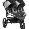 Baby Jogger Summit X3 Double Jogging Stroller - Black / Gray -Babyzen || Baby Jogger Shop baby jogger summit x3 double jogging stroller black gray 46