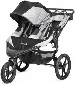 Baby Jogger Summit X3 Double Jogging Stroller - Black / Gray -Babyzen || Baby Jogger Shop baby jogger summit x3 double jogging stroller black gray 49