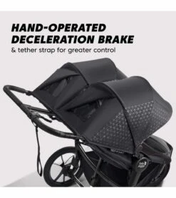 Baby Jogger Summit X3 Double Jogging Stroller - Midnight Black -Babyzen || Baby Jogger Shop baby jogger summit x3 double jogging stroller midnight black 10