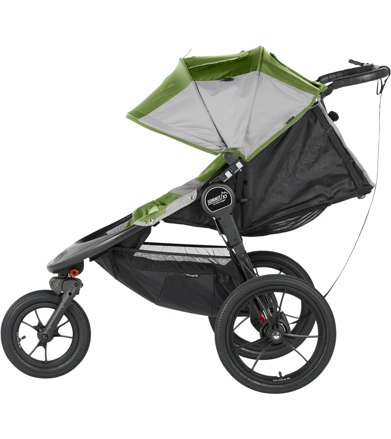 Baby Jogger Summit X3 Single - Green/Gray 5 Baby Jogger Summit X3 Single - Green/Gray - Image 3