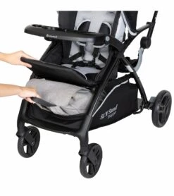 Baby Trend Sit N Stand 5-in-1 Shopper Double Stroller - Moondust -Babyzen || Baby Jogger Shop baby trend sit n stand 5 in 1 shopper double stroller moondust 64