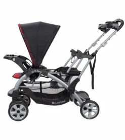 Baby Trend Sit N' Stand Double Stroller - Optic Red -Babyzen || Baby Jogger Shop baby trend sit n stand double stroller optic red 141