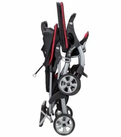 Baby Trend Sit N' Stand Double Stroller - Optic Red -Babyzen || Baby Jogger Shop baby trend sit n stand double stroller optic red 142