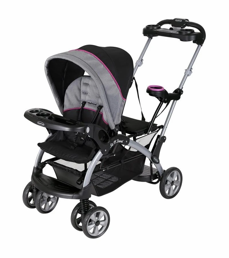 Baby Trend Sit N' Stand Ultra Stroller - Millennium Raspberry 3 Baby Trend Sit N' Stand Ultra Stroller - Millennium Raspberry