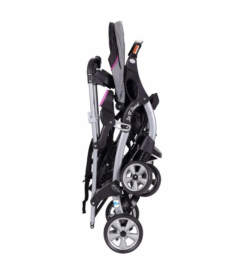 Baby Trend Sit N' Stand Ultra Stroller - Millennium Raspberry 8 Baby Trend Sit N' Stand Ultra Stroller - Millennium Raspberry - Image 6