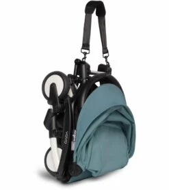 Babyzen YOYO2 Ultra Compact 6+ Stroller - White / Aqua -Babyzen || Baby Jogger Shop babyzen yoyo2 6 clek liingo travel system white aqua 277