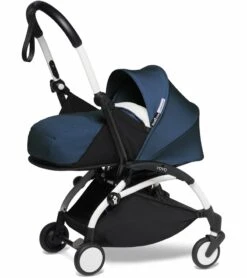 Babyzen YOYO2 Ultra Compact Complete 0+/6+ Stroller - White / Air France Blue 10 Babyzen YOYO2 Ultra Compact Complete 0+/6+ Stroller - White / Air France Blue -Babyzen || Baby Jogger Shop babyzen yoyo2 ultra compact 0 stroller white air france blue 45