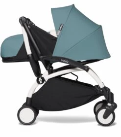Babyzen YOYO2 Ultra Compact 0+ Stroller - White / Aqua -Babyzen || Baby Jogger Shop babyzen yoyo2 ultra compact 0 stroller white aqua 44
