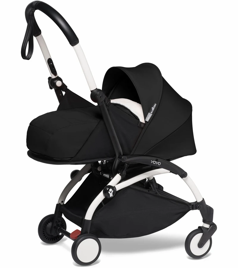 Babyzen YOYO2 Ultra Compact Complete 0+/6+ Stroller - White / Black 5 Babyzen YOYO2 Ultra Compact Complete 0+/6+ Stroller - White / Black - Image 3
