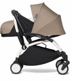 Babyzen YOYO2 Ultra Compact 0+ Stroller - White / Taupe -Babyzen || Baby Jogger Shop babyzen yoyo2 ultra compact 0 stroller white taupe 46