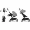 Babyzen YOYO2 Ultra Compact Complete 0+/6+ Stroller & Rolling Bag Bundle - White/Grey -Babyzen || Baby Jogger Shop babyzen yoyo2 ultra compact complete 0 6 stroller rolling bag bundle white grey 116