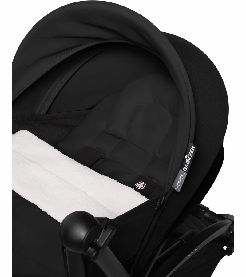 Babyzen YOYO2 Ultra Compact Complete 0+/6+ Stroller - White / Black 6 Babyzen YOYO2 Ultra Compact Complete 0+/6+ Stroller - White / Black - Image 4