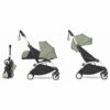 Babyzen YOYO2 Ultra Compact Complete 0+/6+ Stroller - White / Olive -Babyzen || Baby Jogger Shop babyzen yoyo2 ultra compact complete 0 6 stroller white olive 181
