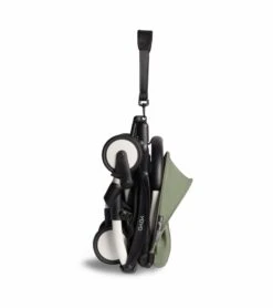 Babyzen YOYO2 Ultra Compact Complete 0+/6+ Stroller - White / Olive -Babyzen || Baby Jogger Shop babyzen yoyo2 ultra compact complete 0 6 stroller white olive 187