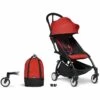 Babyzen YOYO2 Ultra Compact Complete 6+ Stroller & Rolling Bag Bundle - Black/Red -Babyzen || Baby Jogger Shop babyzen yoyo2 ultra compact complete 6 stroller rolling bag bundle black red 75