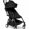 Babyzen YOYO2 Ultra Compact 6+ Stroller - Black / Black -Babyzen || Baby Jogger Shop babyzen yoyo2 ultra compact complete 6 stroller with bassinet rolling bag bundle black black 81 1