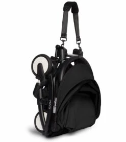 Babyzen YOYO2 Ultra Compact Complete 6+ Stroller & Rolling Bag Bundle - Black/Black -Babyzen || Baby Jogger Shop babyzen yoyo2 ultra compact complete 6 stroller with bassinet rolling bag bundle black black 84 1