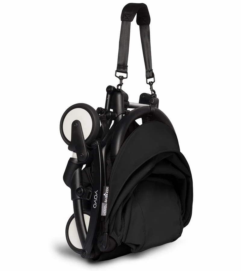 Babyzen YOYO2 Ultra Compact Complete 6+ Stroller With Bassinet - Black/Black 7 Babyzen YOYO2 Ultra Compact Complete 6+ Stroller With Bassinet - Black/Black - Image 5