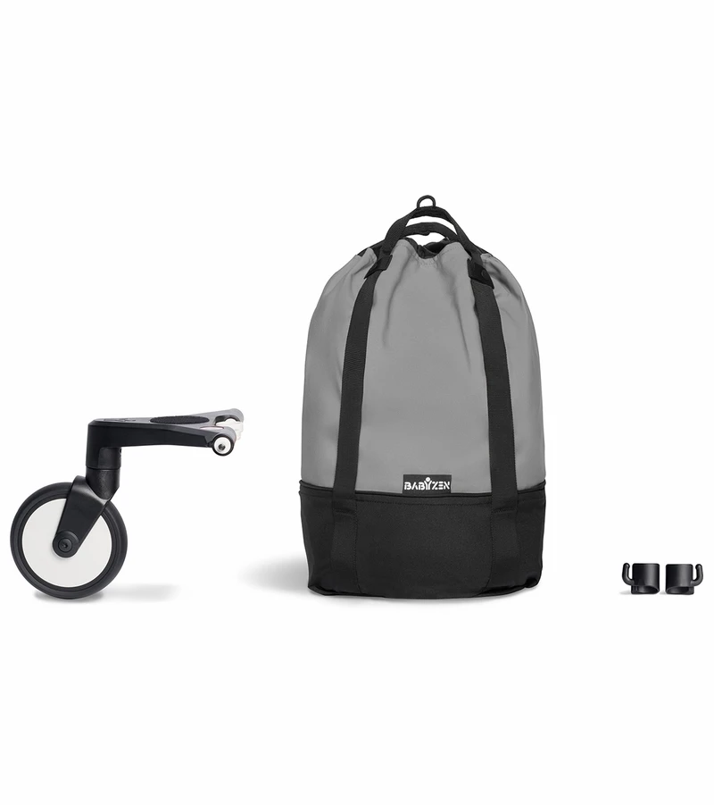 Babyzen YOYO2 Ultra Compact Complete 0+/6+ Stroller & Rolling Bag Bundle - Black/Grey 8 Babyzen YOYO2 Ultra Compact Complete 0+/6+ Stroller & Rolling Bag Bundle - Black/Grey - Image 6