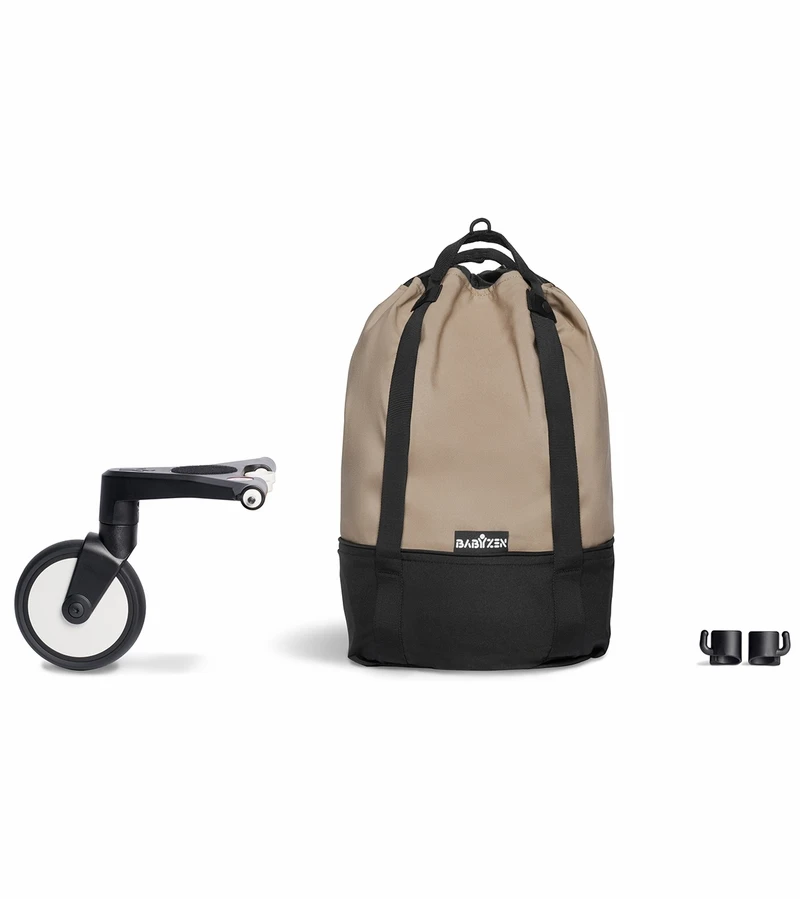 Babyzen YOYO2 Ultra Compact Complete 0+/6+ Stroller & Rolling Bag Bundle - Black/Taupe 8 Babyzen YOYO2 Ultra Compact Complete 0+/6+ Stroller & Rolling Bag Bundle - Black/Taupe - Image 6