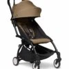 Babyzen YOYO2 Ultra Compact 6+ Stroller - Black / Toffee 2 Babyzen YOYO2 Ultra Compact 6+ Stroller - Black / Toffee -Babyzen || Baby Jogger Shop babyzen yoyo2 ultra compact complete 6 stroller with bassinet rolling bag bundle black toffee 82 1