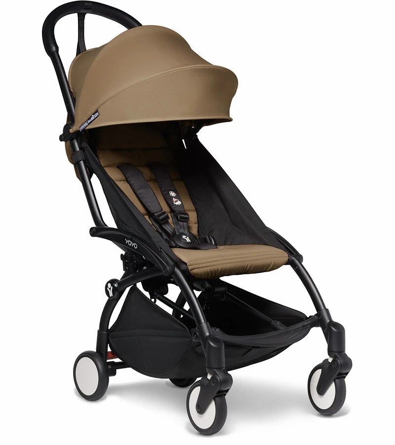 Babyzen YOYO2 Ultra Compact 6+ Stroller - Black / Toffee 3 Babyzen YOYO2 Ultra Compact 6+ Stroller - Black / Toffee