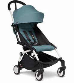 Babyzen YOYO2 Ultra Compact 6+ Stroller - White / Aqua