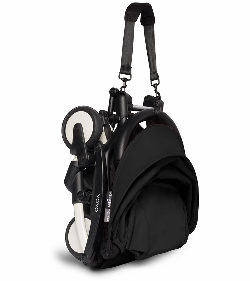 Babyzen YOYO2 Ultra Compact Complete 6+ Stroller With Bassinet Bundle - White/Black 7 Babyzen YOYO2 Ultra Compact Complete 6+ Stroller With Bassinet Bundle - White/Black - Image 5