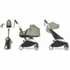 Babyzen YOYO2 Ultra Compact Complete 6+ Stroller With Bassinet & Rolling Bag Bundle - White / Olive -Babyzen || Baby Jogger Shop babyzen yoyo2 ultra compact complete 6 stroller with bassinet rolling bag bundle white olive 125
