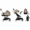 Babyzen YOYO2 Ultra Compact Complete 6+ Stroller With Bassinet & Rolling Bag Bundle - White/Taupe -Babyzen || Baby Jogger Shop babyzen yoyo2 ultra compact complete 6 stroller with bassinet rolling bag bundle white taupe 76