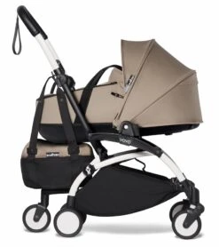 Babyzen YOYO2 Ultra Compact Complete 6+ Stroller With Bassinet & Rolling Bag Bundle - White/Taupe -Babyzen || Baby Jogger Shop babyzen yoyo2 ultra compact complete 6 stroller with bassinet rolling bag bundle white taupe 78