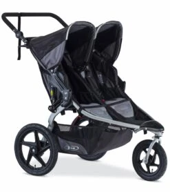 BOB 2017 / 2018 Revolution FLEX 2.0 Duallie Double Jogging Stroller - Black