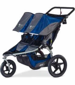 BOB 2017 / 2018 Stroller Strides Fitness Duallie Double Jogging Stroller - Blue
