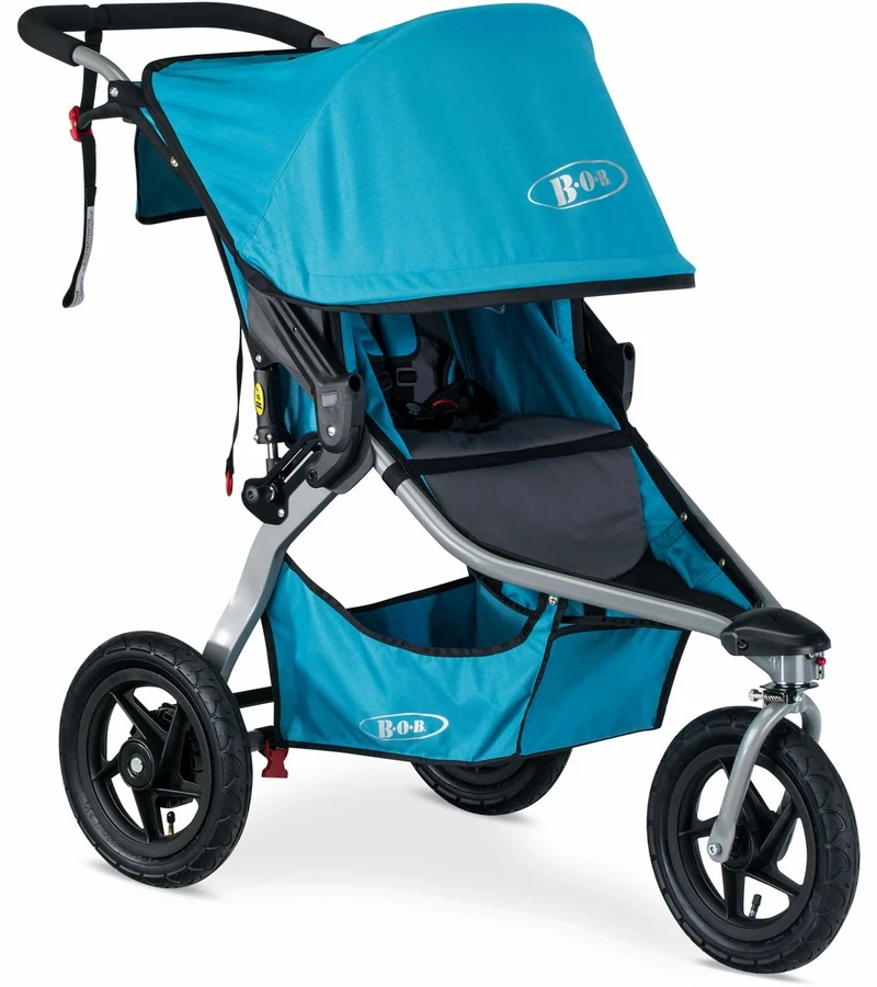 BOB 2018 / 2019 Rambler Single Jogging Stroller - Lagoon 4 BOB 2018 / 2019 Rambler Single Jogging Stroller - Lagoon - Image 2