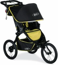 BOB Blaze Performance Fixed Wheel Single Jogging Stroller - Citron