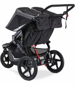 BOB Revolution Flex 3.0 Duallie Double Jogging Stroller - Graphite Black -Babyzen || Baby Jogger Shop bob revolution flex 3 0 duallie double jogging stroller graphite black 48