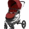 Britax Affinity Complete Stroller, White - Red Pepper -Babyzen || Baby Jogger Shop britax affinity complete stroller white red pepper 187