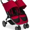 Britax B-Agile Double Stroller - Red -Babyzen || Baby Jogger Shop britax b agile double stroller red 156